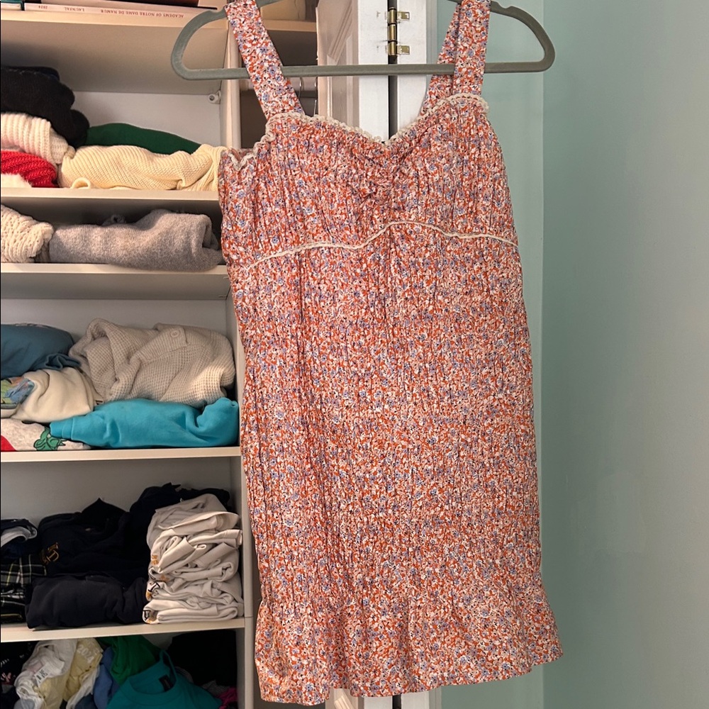 Zara Floral Sleeveless Dress